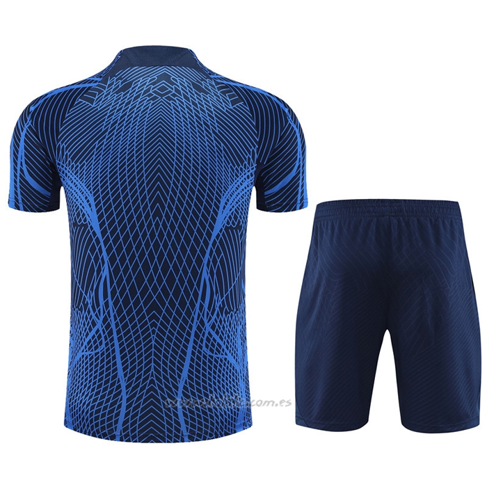 Chandal del Paises Bajos Manga Corta 2022-2023 Azul - Pantalon Corto